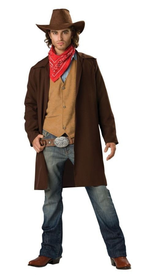 DIY Western Costume
 ADULT RAWHIDE RENEGADE WESTERN COWBOY DUSTER JACKET VEST