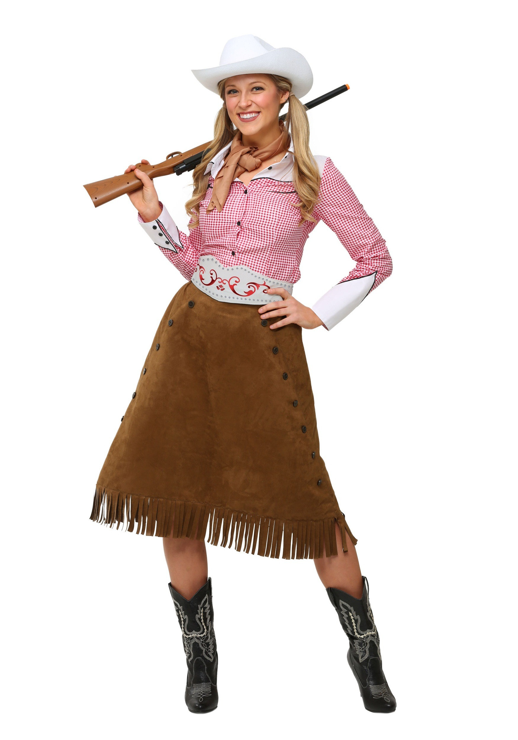 DIY Western Costume
 Adult Rodeo Cowgirl Costume