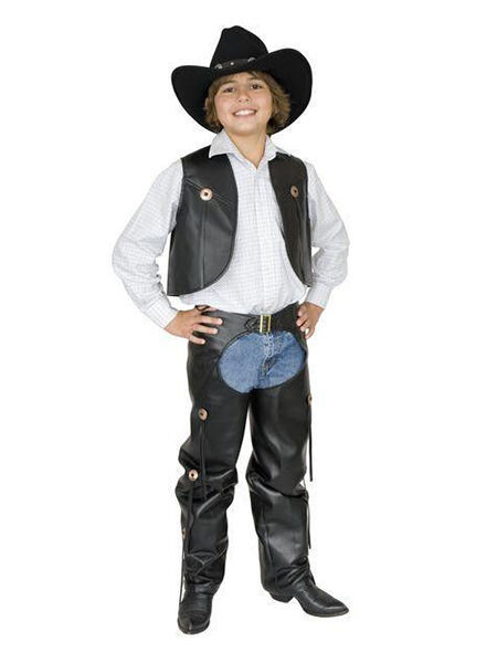 DIY Western Costume
 DIY Create Chaps for Children During Halloween