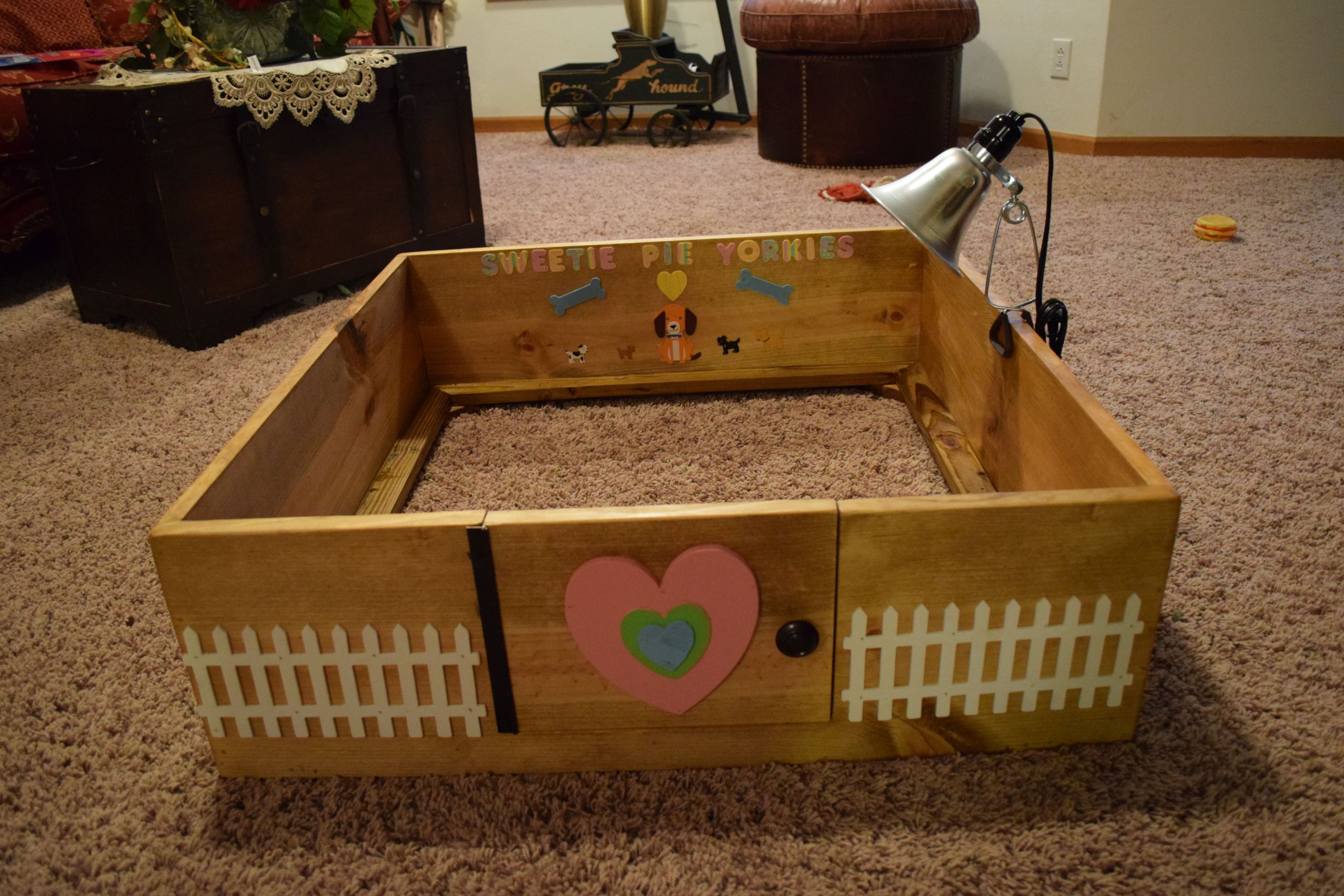 DIY Whelping Box
 Breeding DIY Homemade Dogs Whelping birthing Box