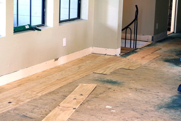 DIY Wide Plank Floors
 DIY Wide Plank Floors Made from Plywood Little Green