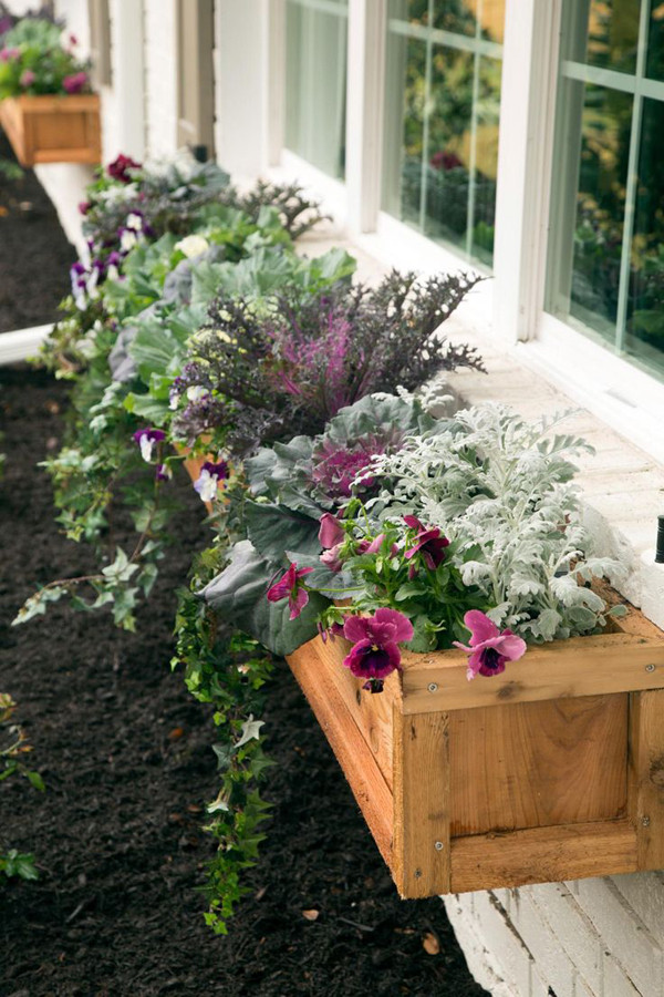 DIY Window Flower Boxes
 25 Wonderful DIY Window Box Planters