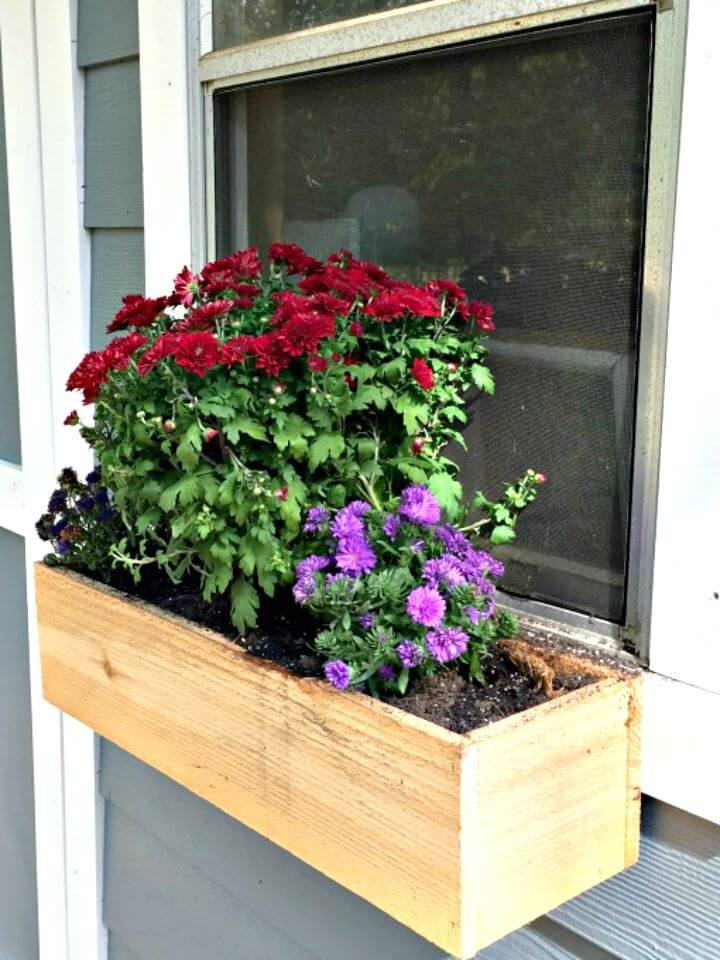 DIY Window Flower Boxes
 DIY Window Planter Box Ideas 14 Easy Step by Step Plans