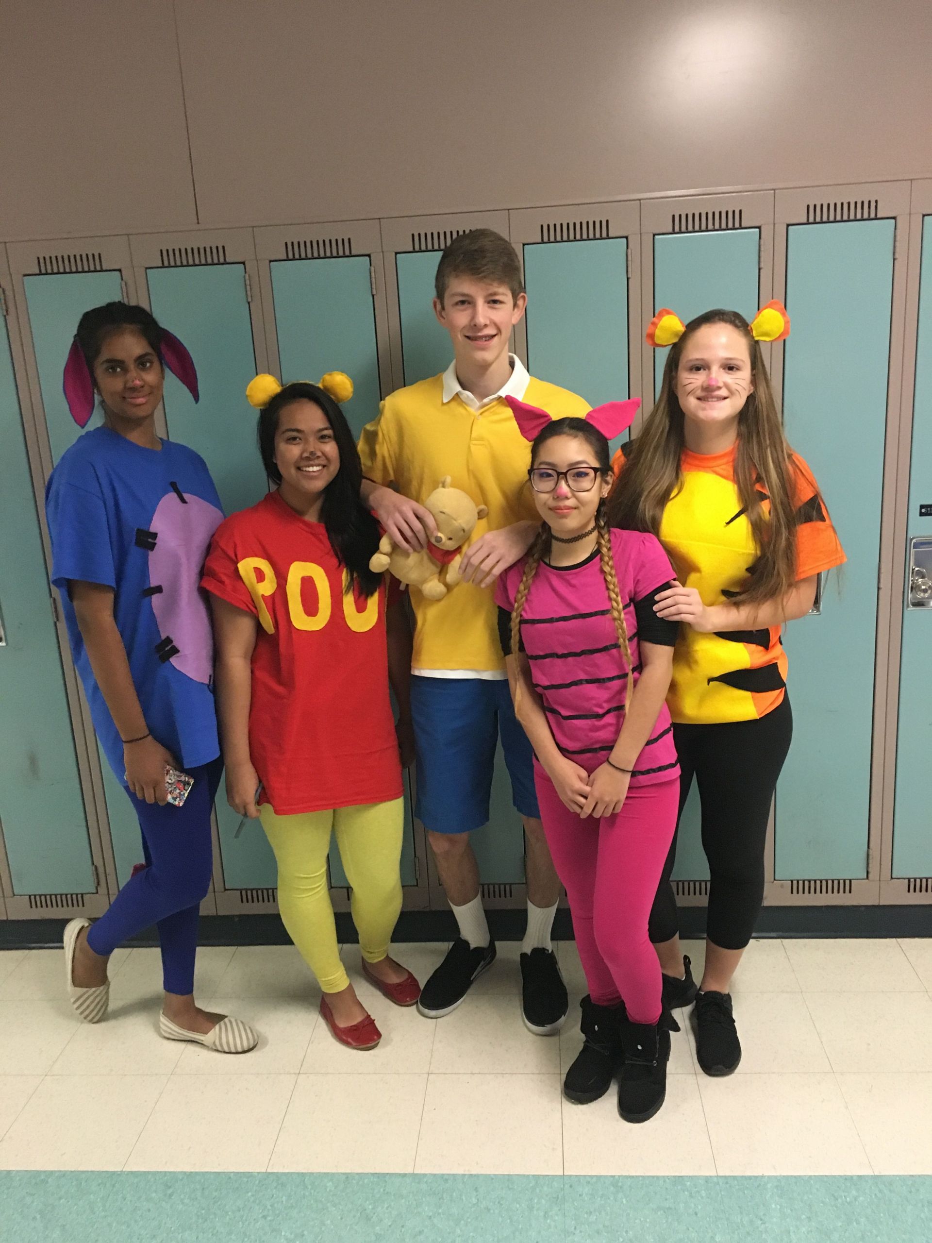 DIY Winnie The Pooh Costume
 Winnie the pooh characyers group costume Includes