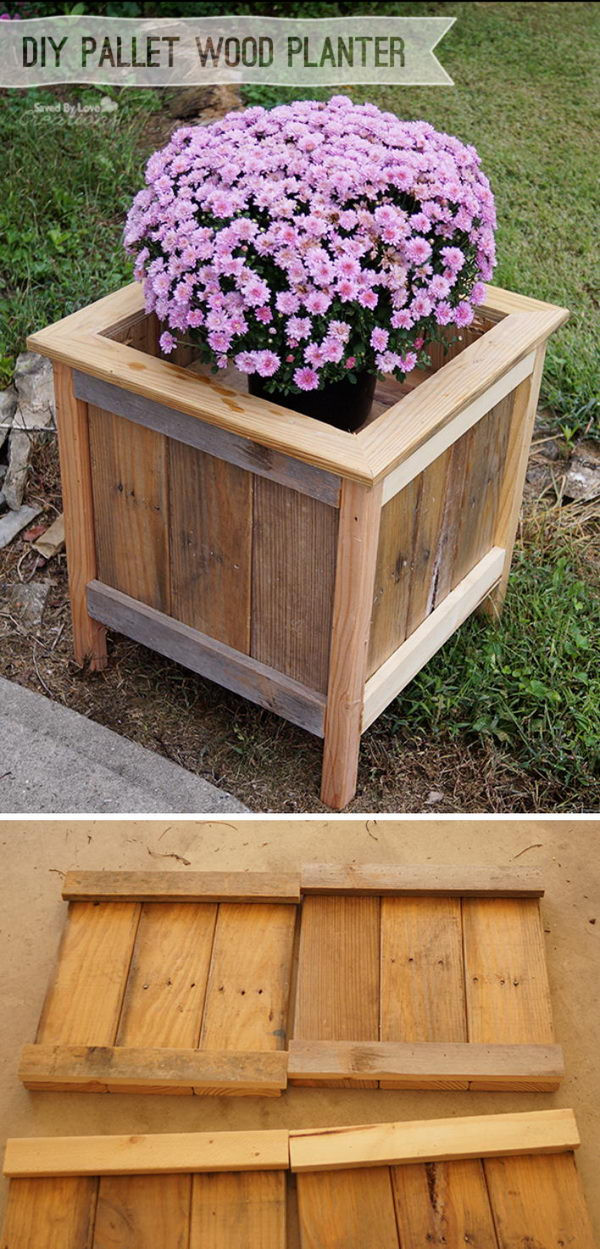 DIY With Wood Pallets
 15 DIY Garden Planter Ideas Using Wood Pallets Hative