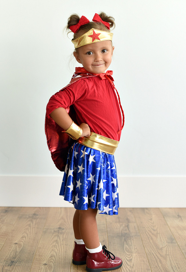 DIY Woman Costume
 Wonder Woman Costume Pattern for Kids Crazy Little Projects