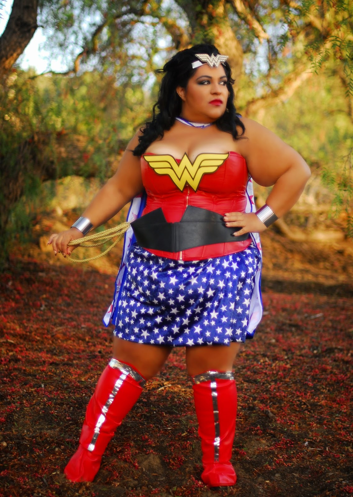 DIY Woman Costume
 Plus Size Wonder Woman WE EXIST DIY Cosplay