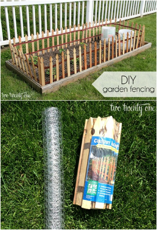 DIY Wood And Wire Fence
 15 Easy And Decorative DIY Fencing and Edging Ideas For