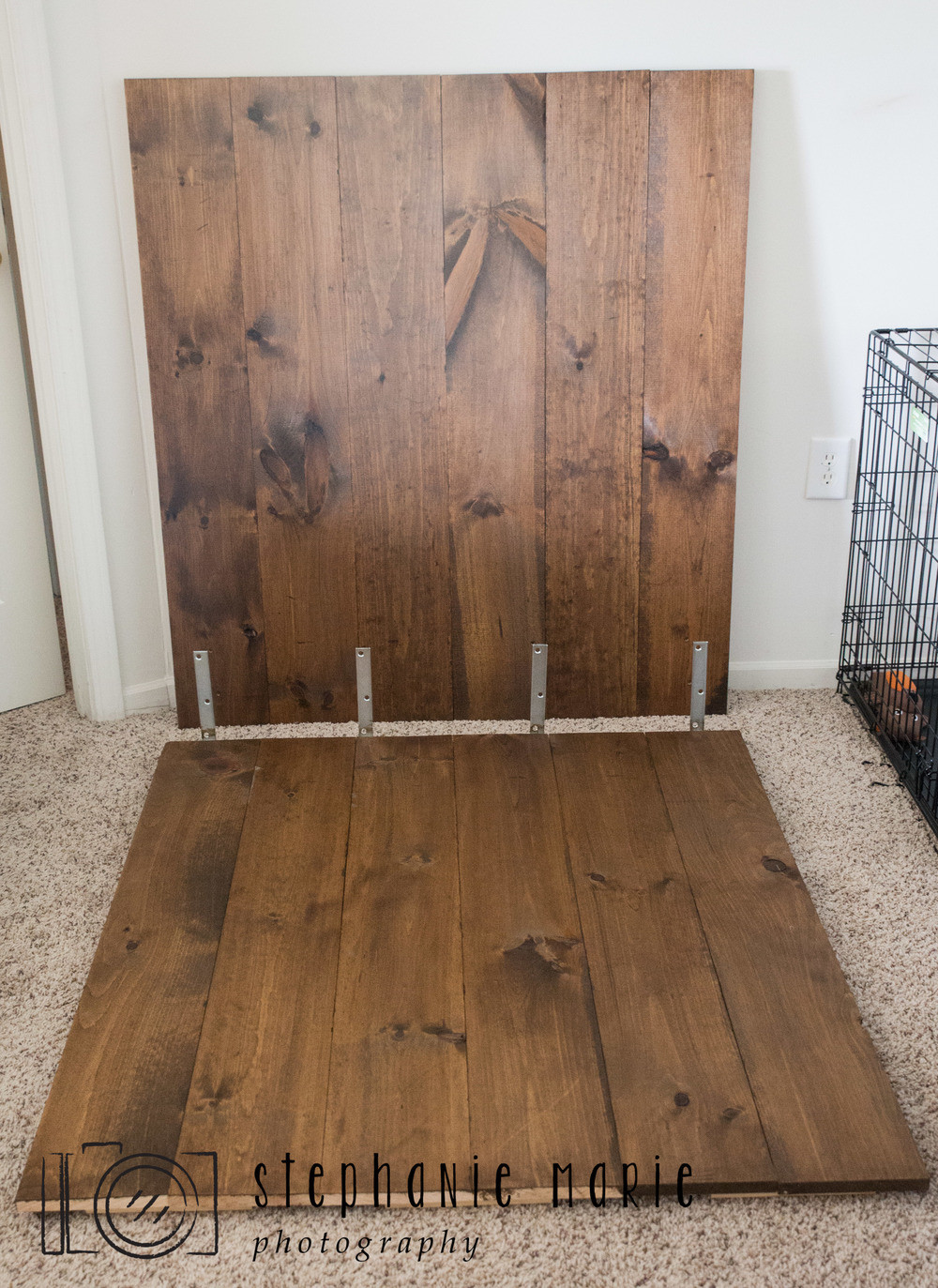 DIY Wood Backdrop
 DIY Faux Hardwood Wall & Floor — Stephanie Marie