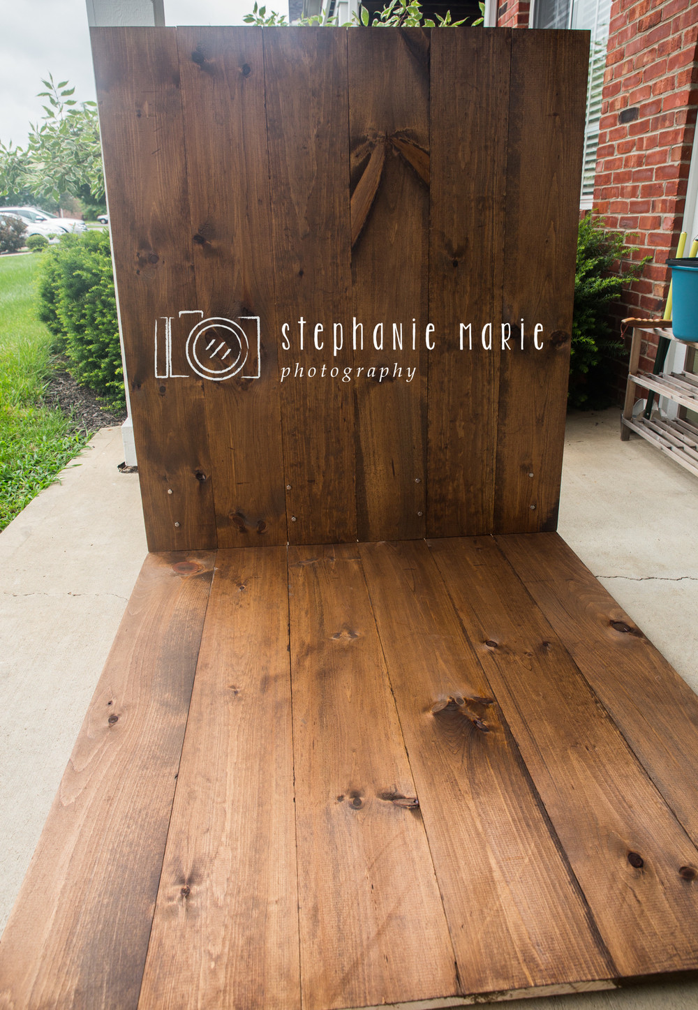 DIY Wood Backdrop
 DIY Faux Hardwood Wall & Floor — Stephanie Marie