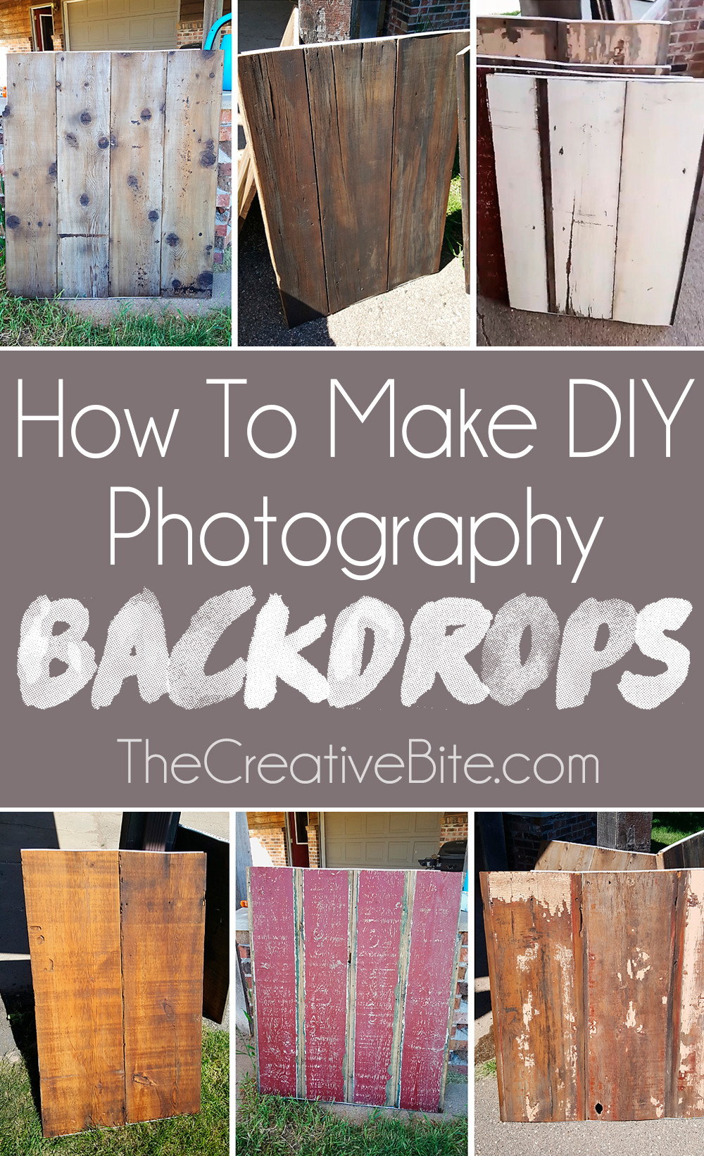 DIY Wood Backdrop
 How to Make DIY Wooden graphy Backdrops