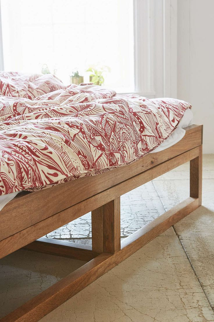 DIY Wood Bed Platform
 Morey Platform Bed