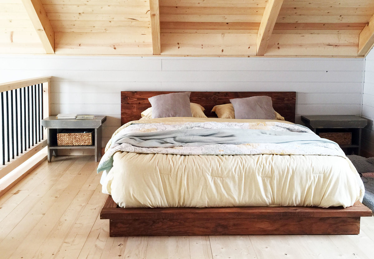 DIY Wood Bed Platform
 Ana White