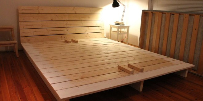 DIY Wood Bed Platform
 15 DIY Platform Beds That Are Easy To Build – Home And