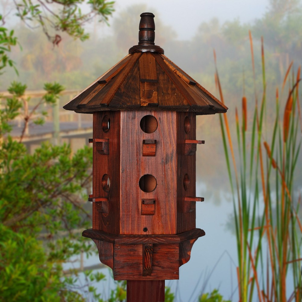 DIY Wood Bird Houses
 Wooden Bird House for Sale Purple Martin Birdhouses Homemade