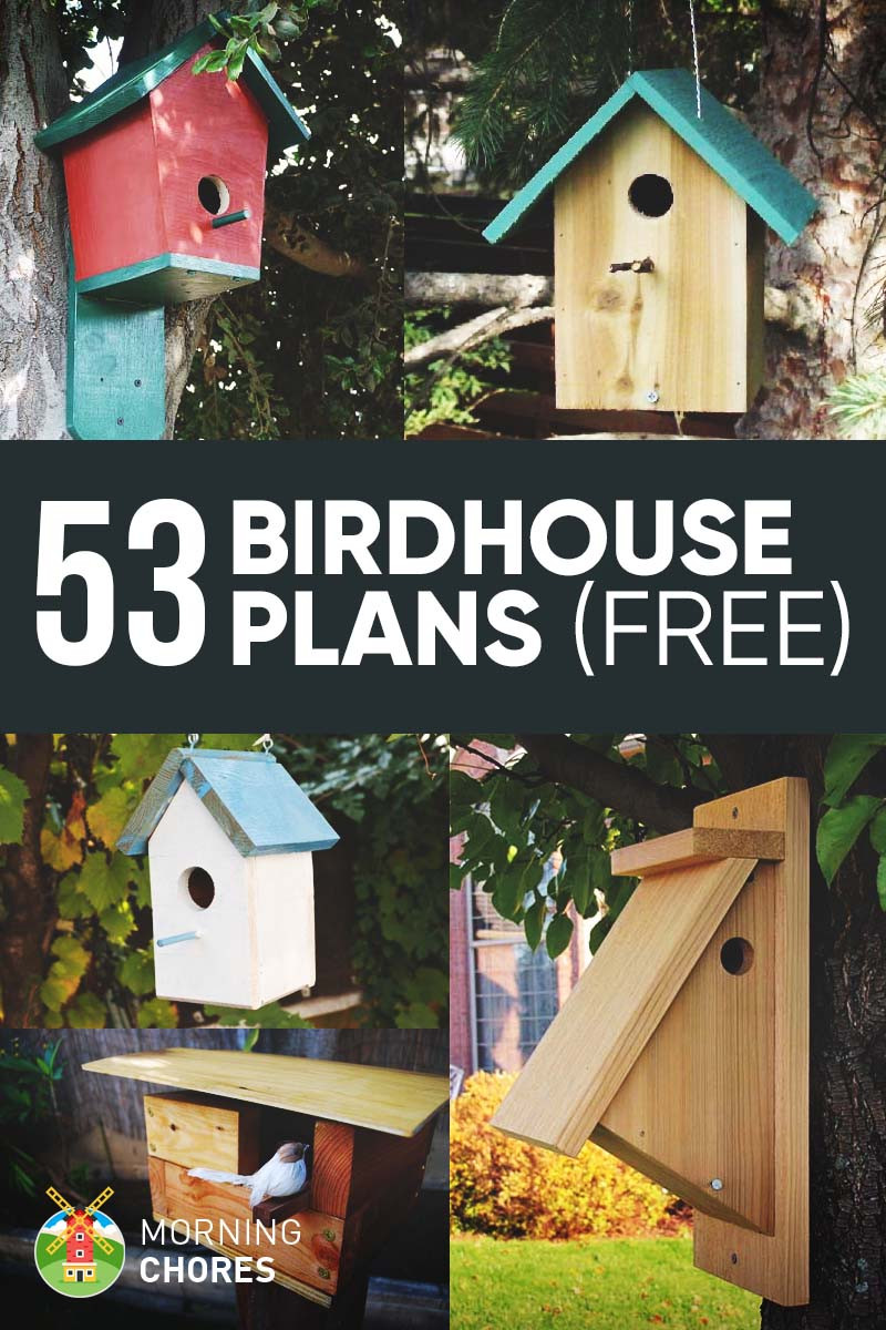 DIY Wood Bird Houses
 53 DIY Bird House Plans that Will Attract Them to Your Garden