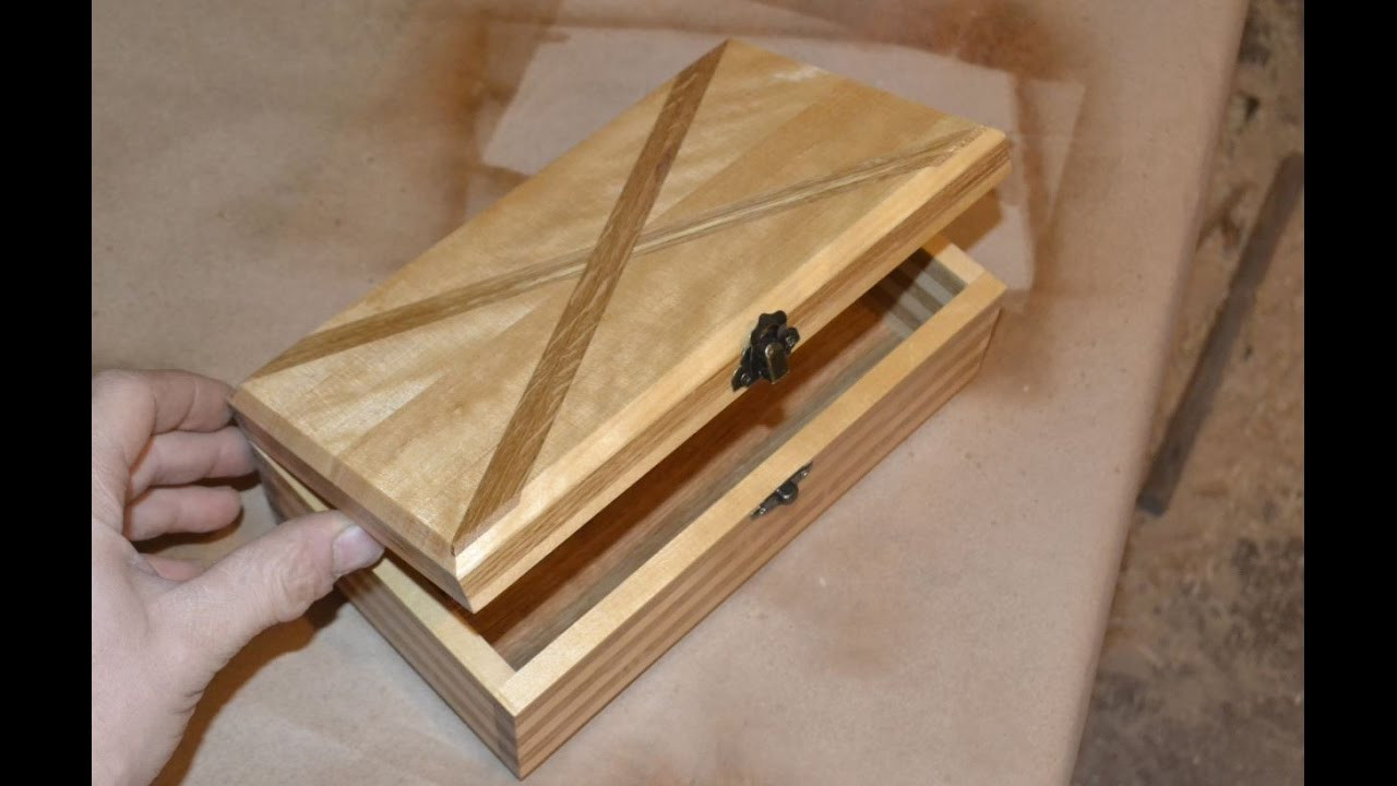 DIY Wood Box
 DIY making wooden box деревянная шкатулка из дуба и