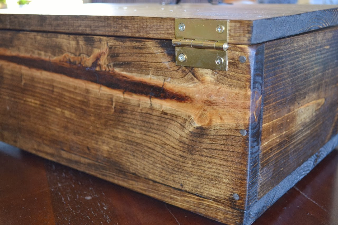 DIY Wood Box
 Over The Apple Tree DIY Wooden Box