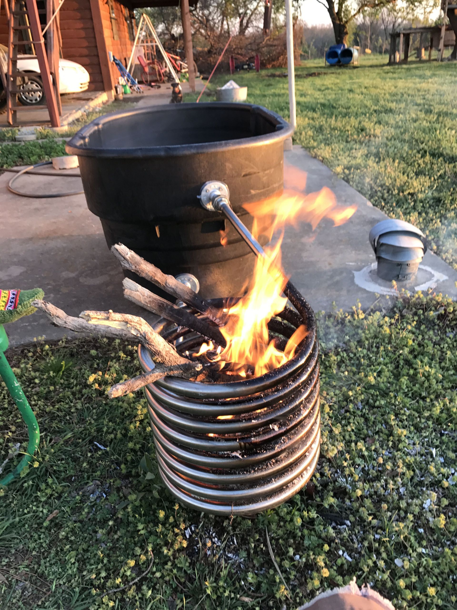 DIY Wood Burning Hot Tub
 Build this wood fired hot tub today