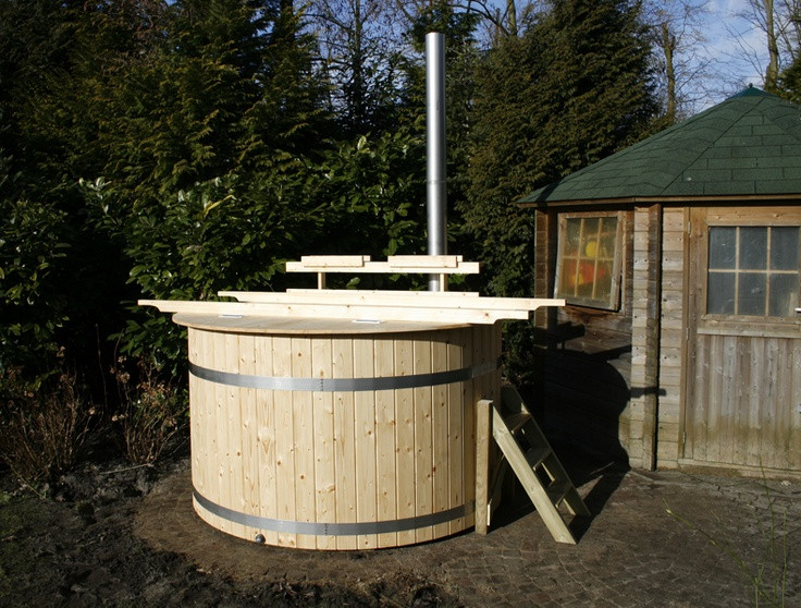 DIY Wood Burning Hot Tub
 DIY wood burning hot tub DIY hottub anyone