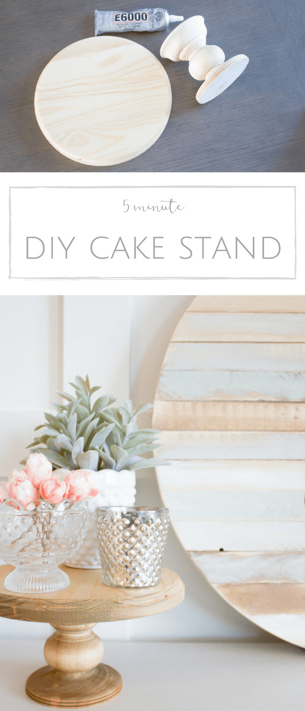 DIY Wood Cake Stand
 Farmhouse Home How to Make your own Simple DIY Wood Cake