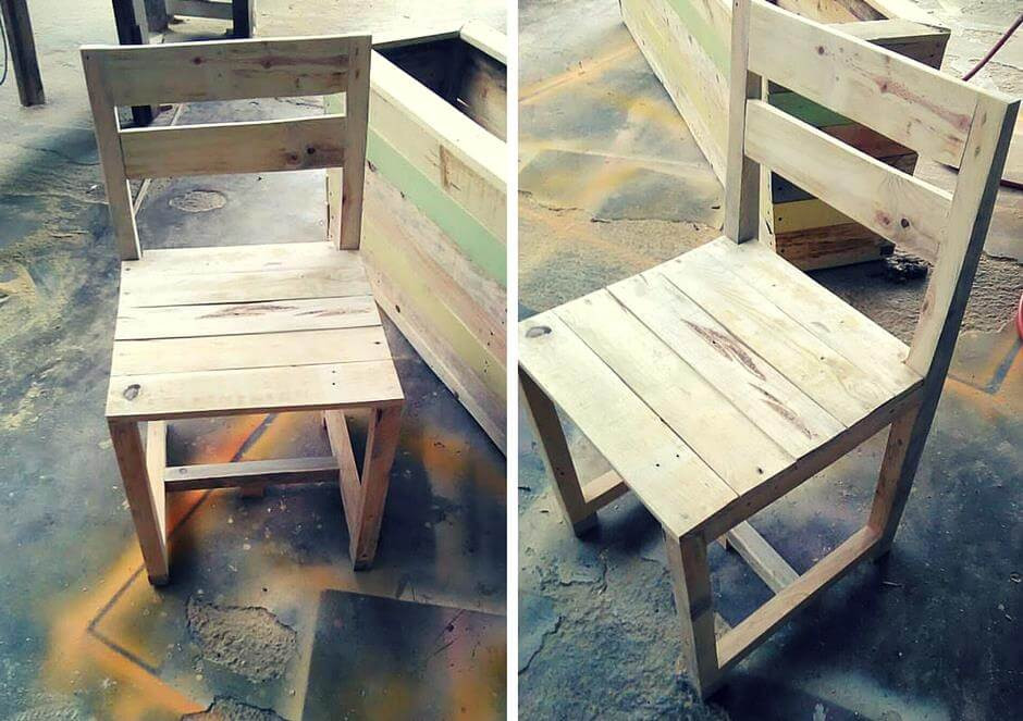 DIY Wood Chairs
 DIY Pallet Wood Chair – 101 Pallets