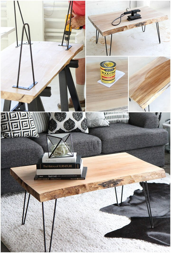 DIY Wood Coffee Table
 50 Easy & Free Plans to Build a DIY Coffee Table ⋆ DIY Crafts