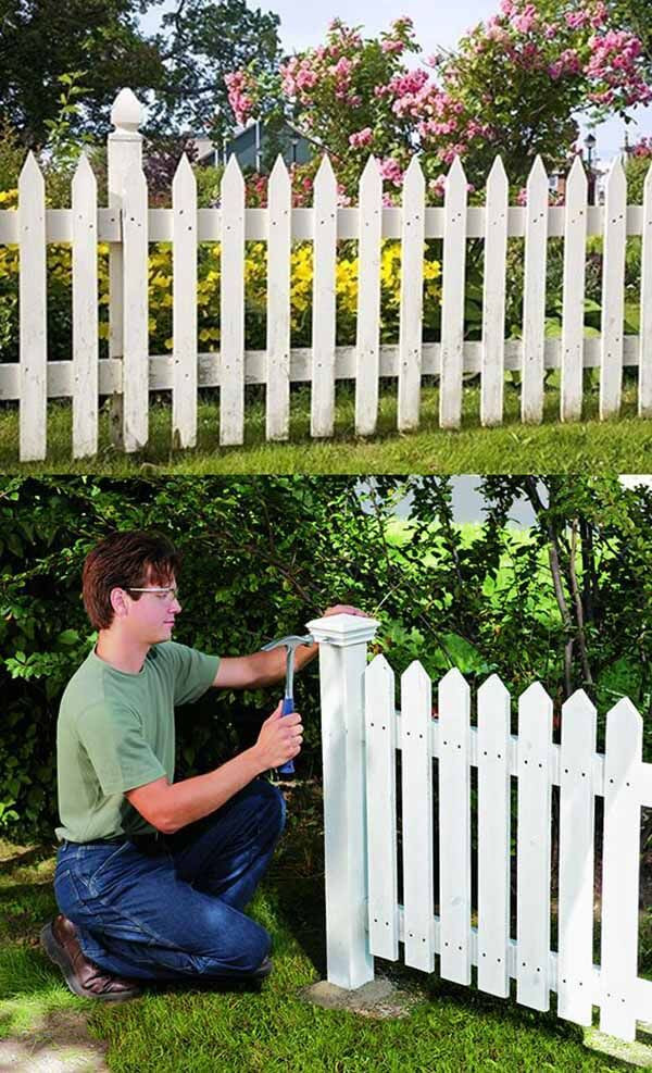 DIY Wood Fences
 65 Cheap and Easy DIY Fence Ideas For Your Backyard or