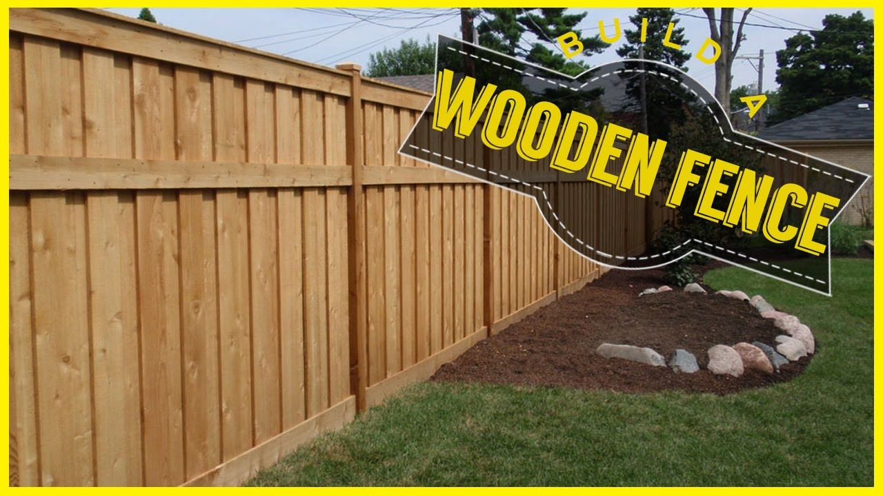 DIY Wood Fences
 How To Build A Wood Fence