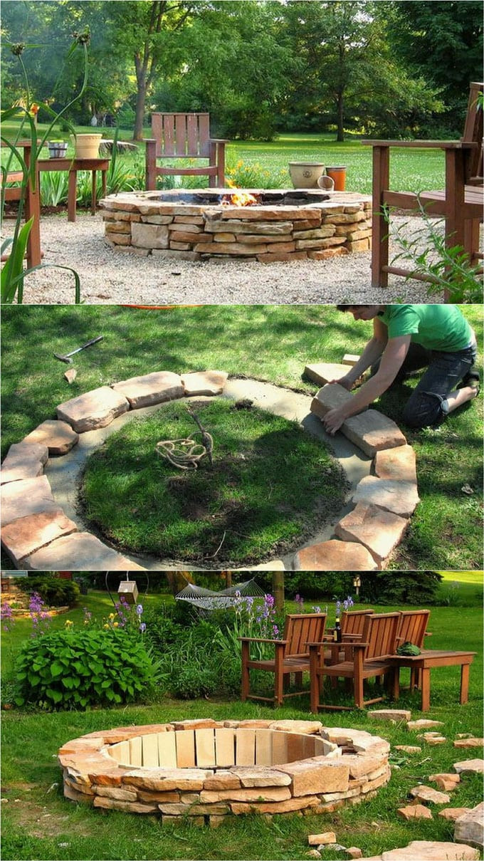 DIY Wood Fire Pit
 24 Best Fire Pit Ideas to DIY or Buy Lots of Pro Tips