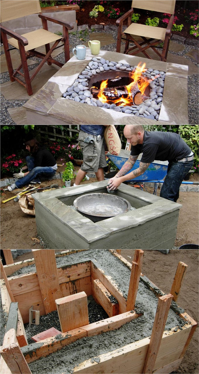 DIY Wood Fire Pit
 24 Best Fire Pit Ideas to DIY or Buy Lots of Pro Tips