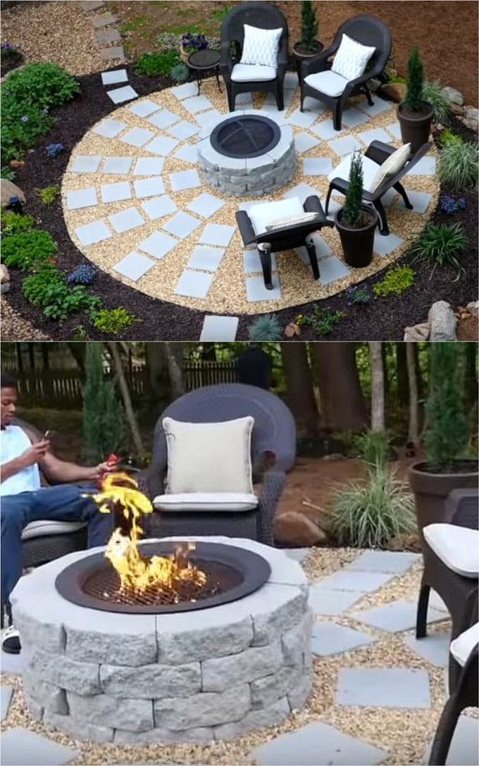 DIY Wood Fire Pit
 24 Best Fire Pit Ideas to DIY or Buy Lots of Pro Tips