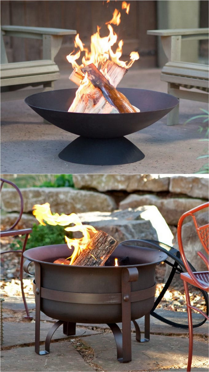 DIY Wood Fire Pit
 24 Best Fire Pit Ideas to DIY or Buy Lots of Pro Tips