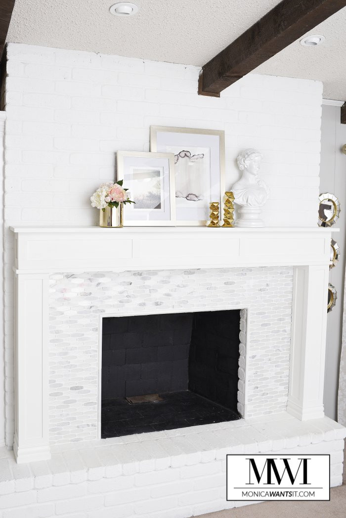 DIY Wood Fireplace Surround
 DIY Marble Fireplace & Mantel Makeover