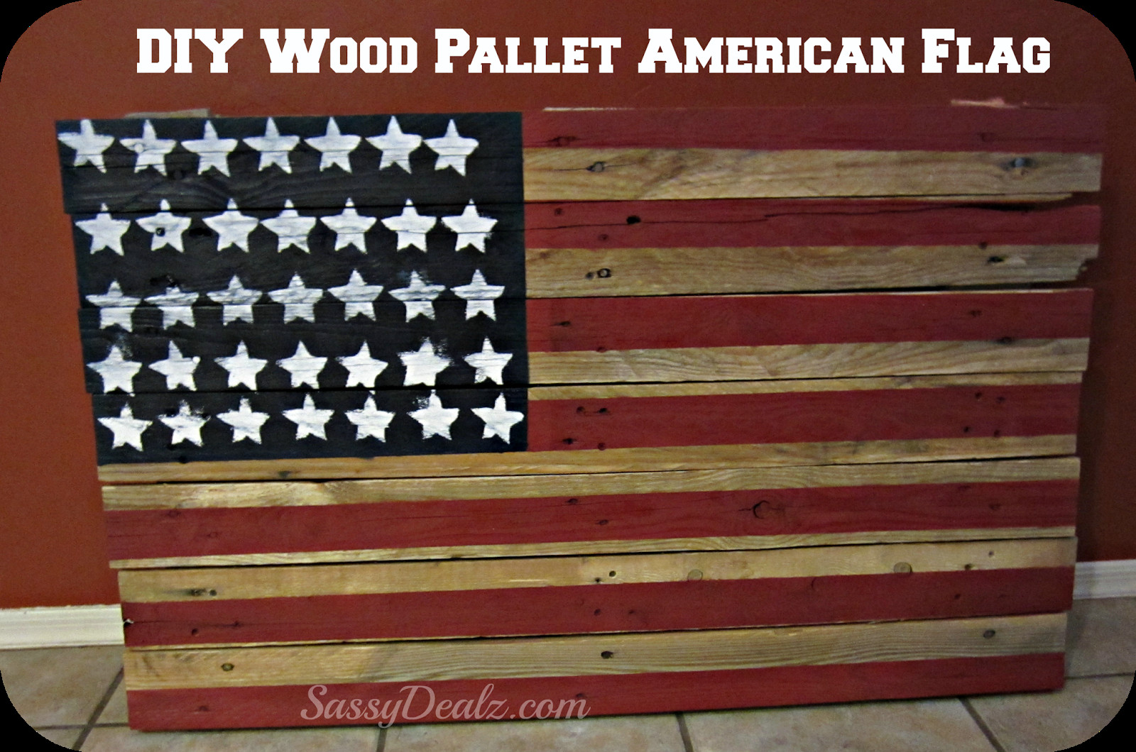 DIY Wood Flag
 Overripe