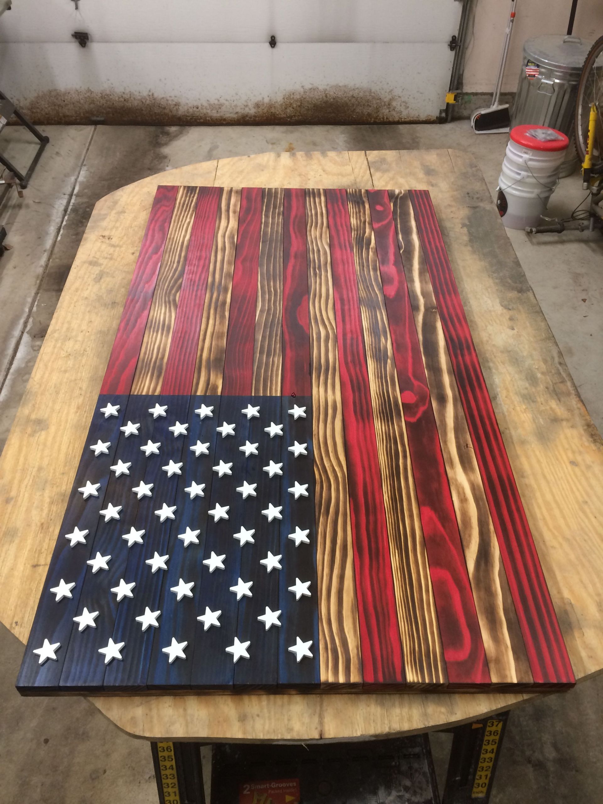 DIY Wood Flag
 American Wood Flag