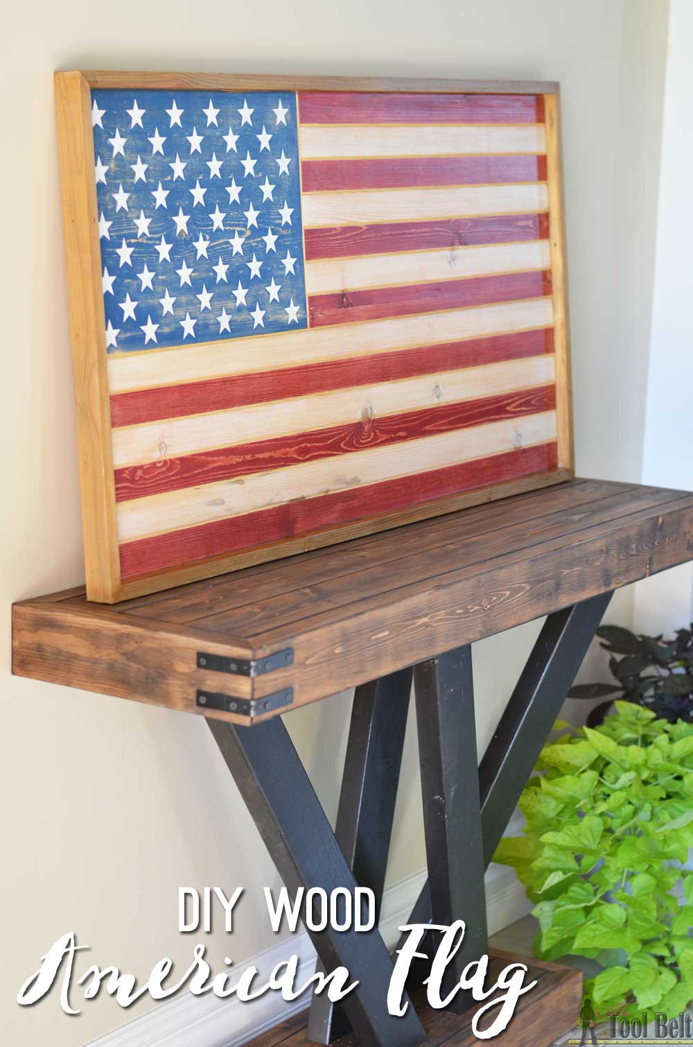 DIY Wood Flag
 DIY Patriotic Wood Flag Her Tool Belt