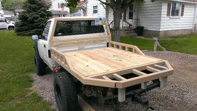 DIY Wood Flatbed
 My Youngest Son s Flatbed Build YotaTech Forums