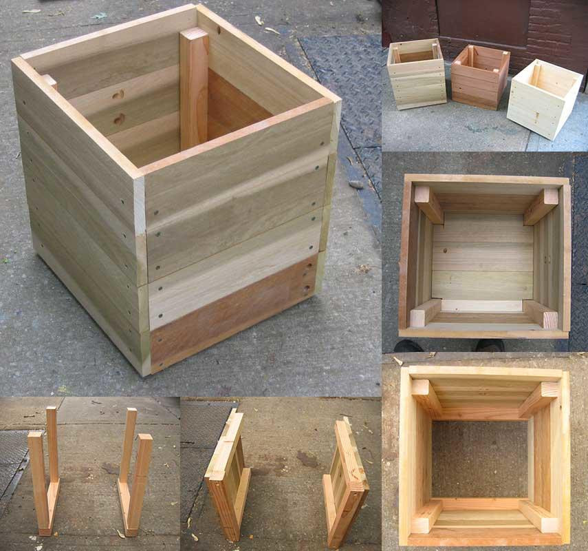 DIY Wood Flower Boxes
 14 Square Planter Box Plans Best for DIY Free