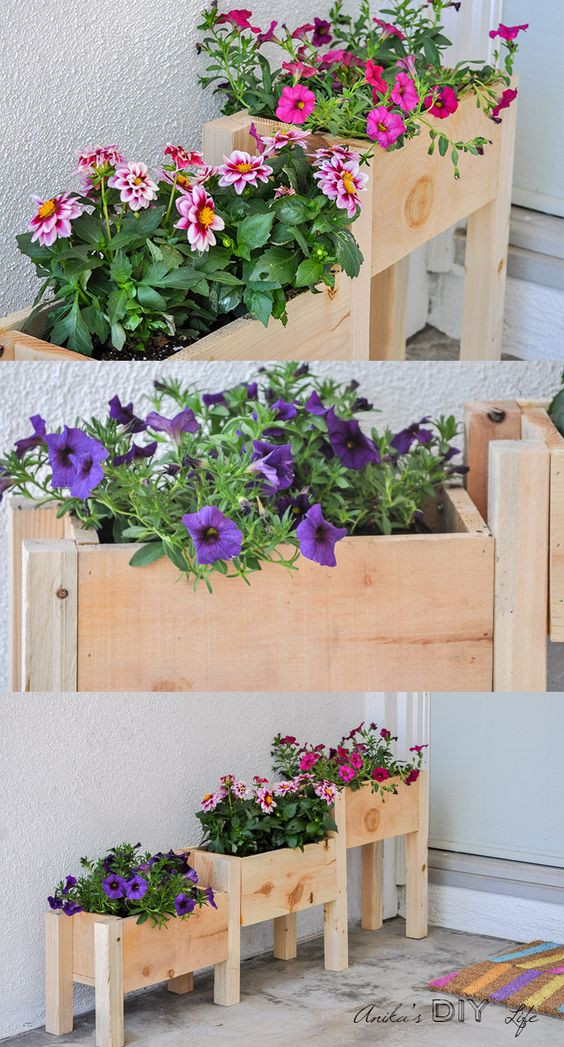 DIY Wood Flower Boxes
 30 Creative DIY Wood and Pallet Planter Boxes To Style Up