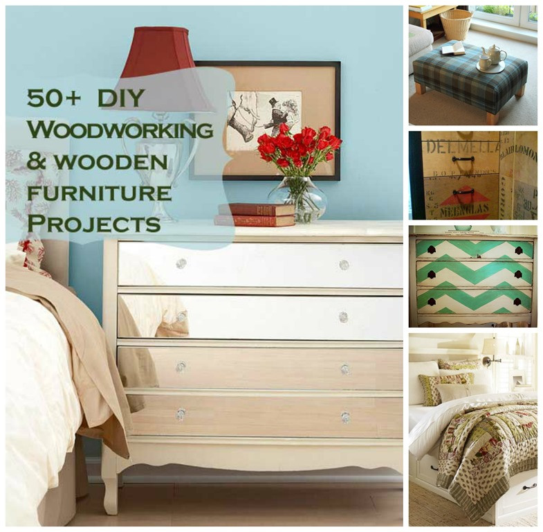 DIY Wood Furniture Projects
 50 DIY Wooden Furniture Woodworking Projects