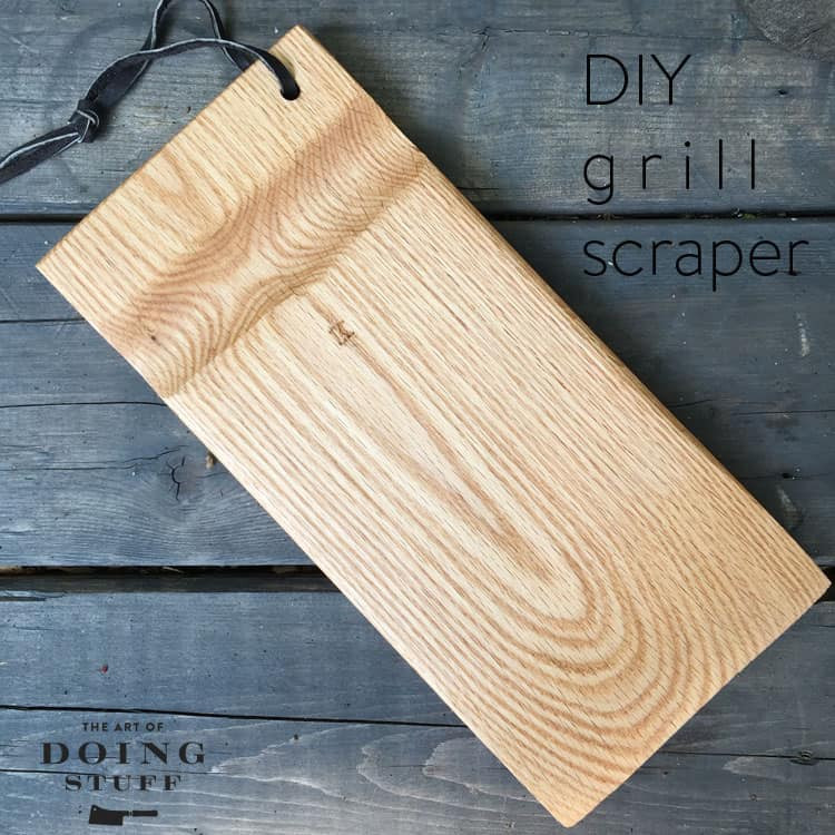 DIY Wood Grill Scraper
 DIY a BBQ grill brush out of a piece of wood The Art of