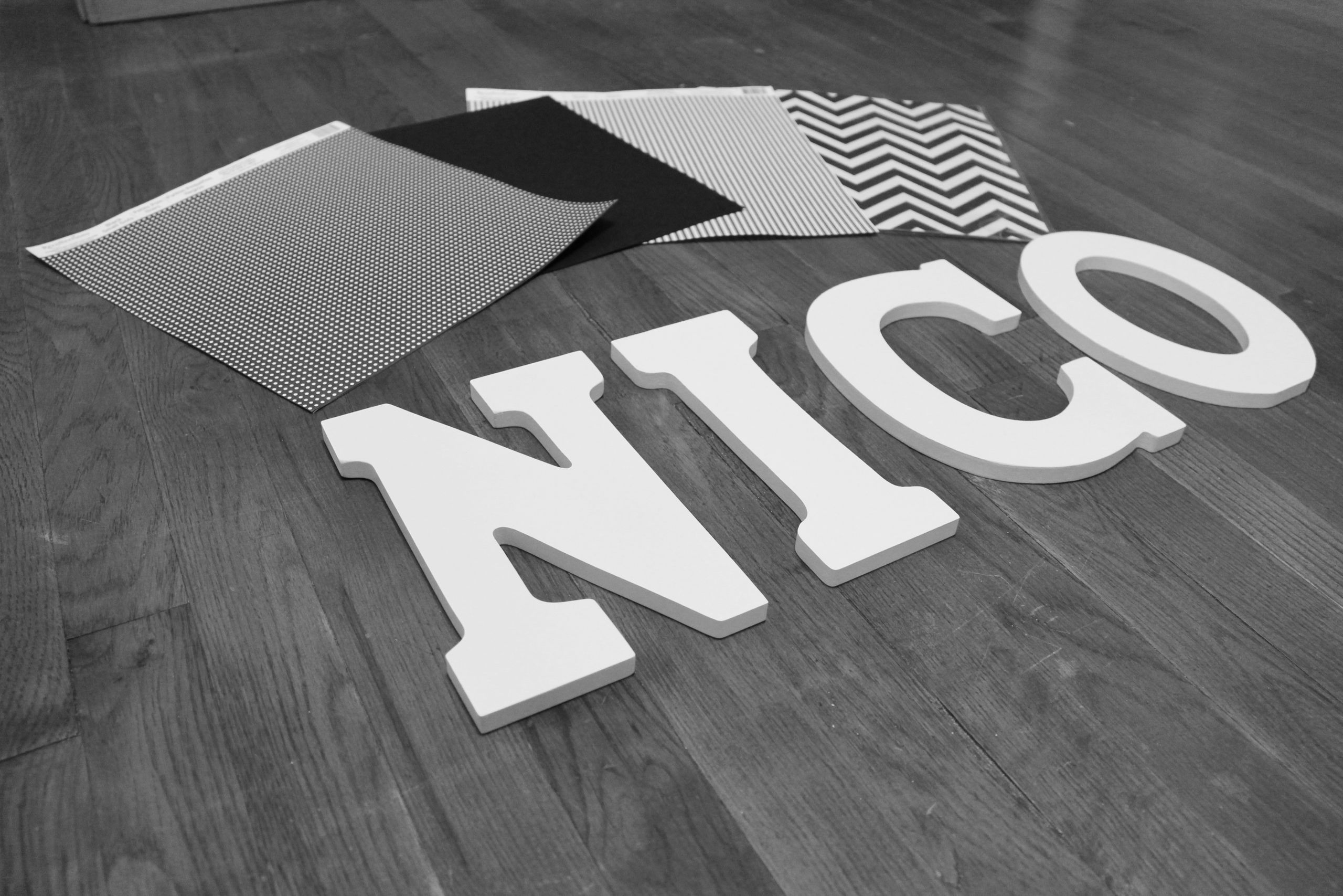 DIY Wood Letters
 DIY Decorate Wooden Letters for Nursery