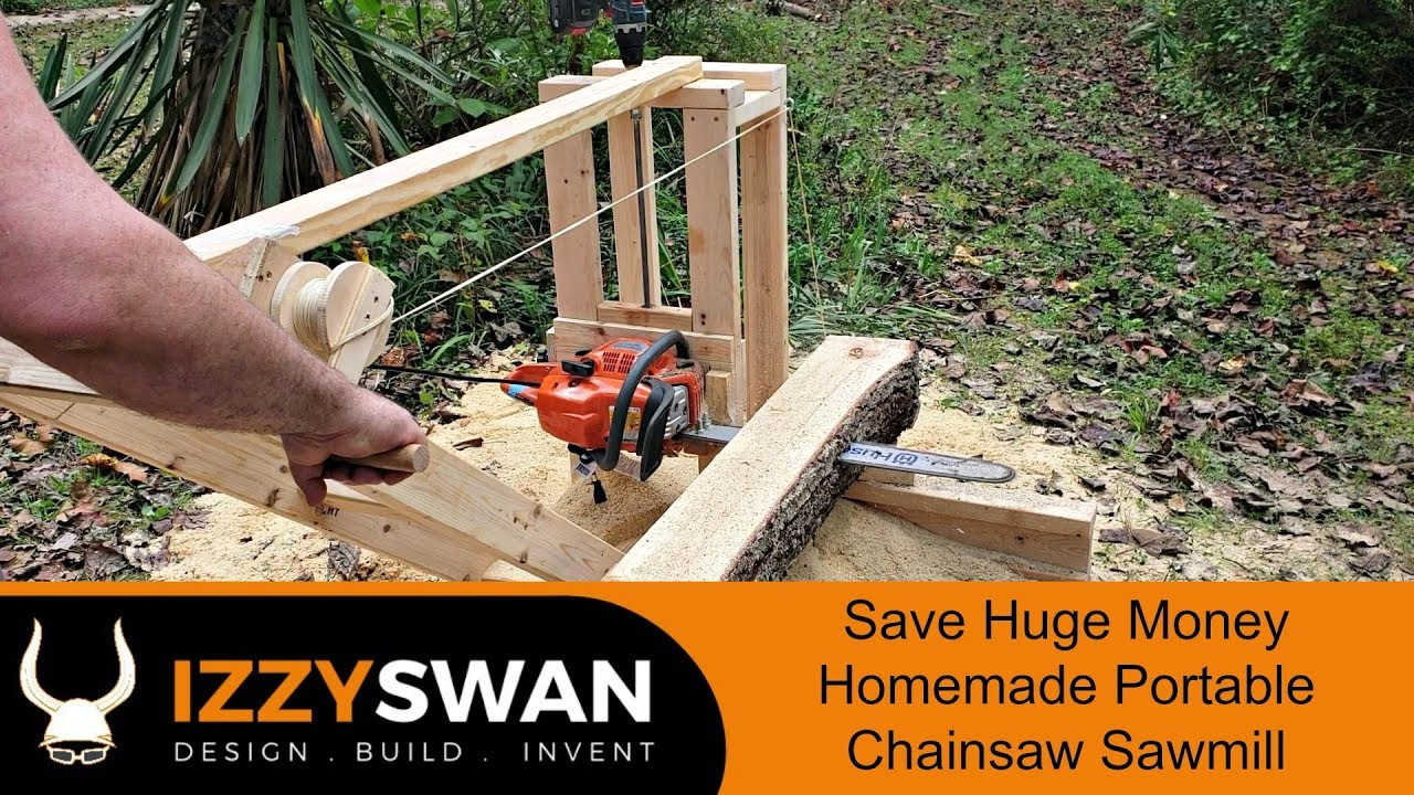 DIY Wood Mill
 50 Dollar Portable Sawmill