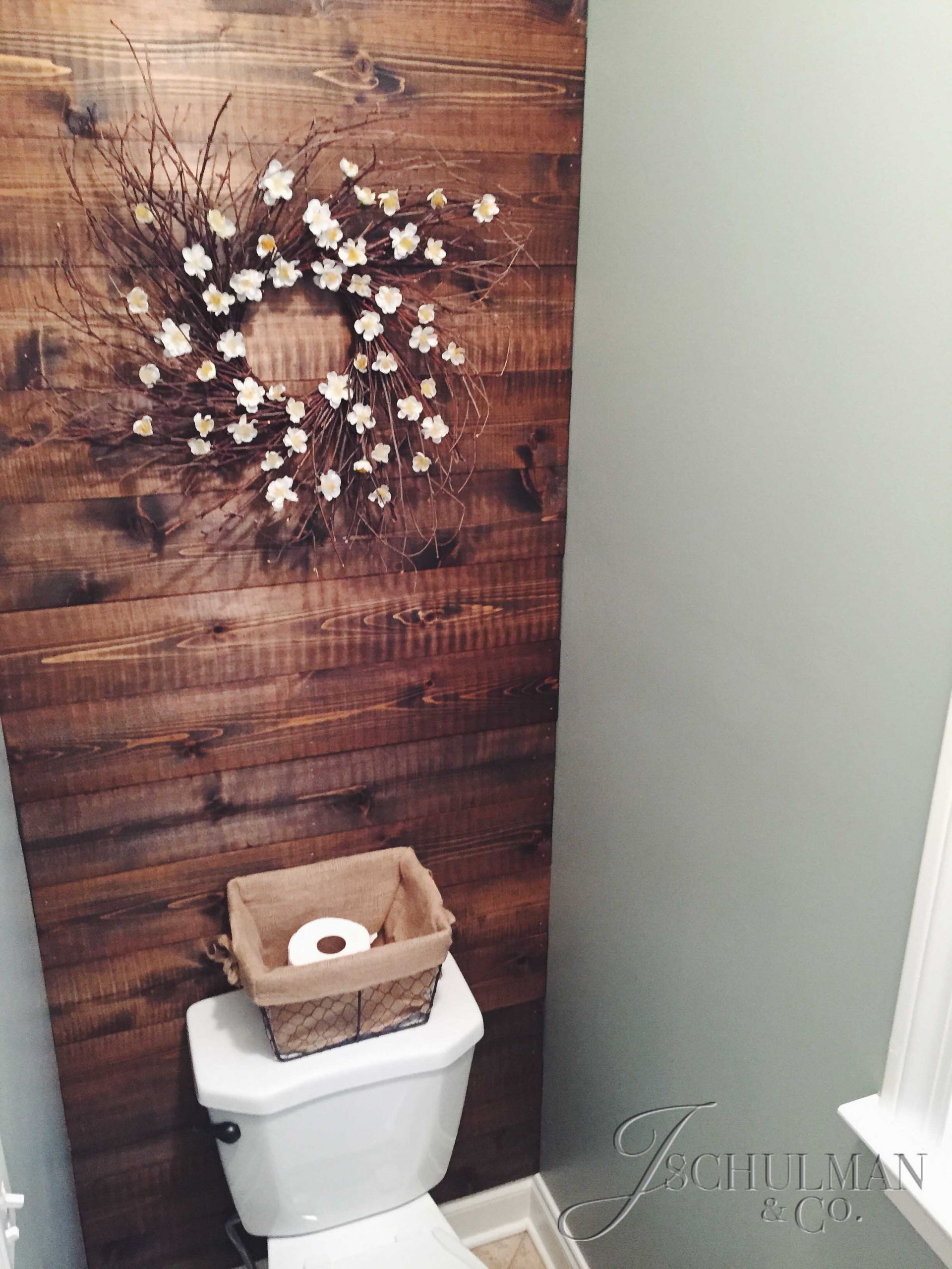 DIY Wood Panel Wall
 DIY Wood Panel Bathroom Accent Wall – J Schulman & Co