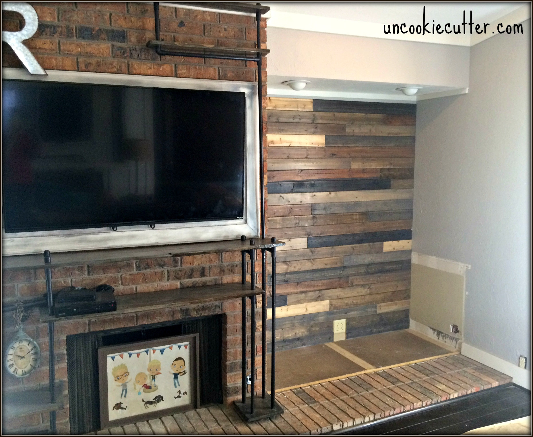 DIY Wood Panels
 Mixed Wood Wall Easy & Cheap DIY Uncookie Cutter