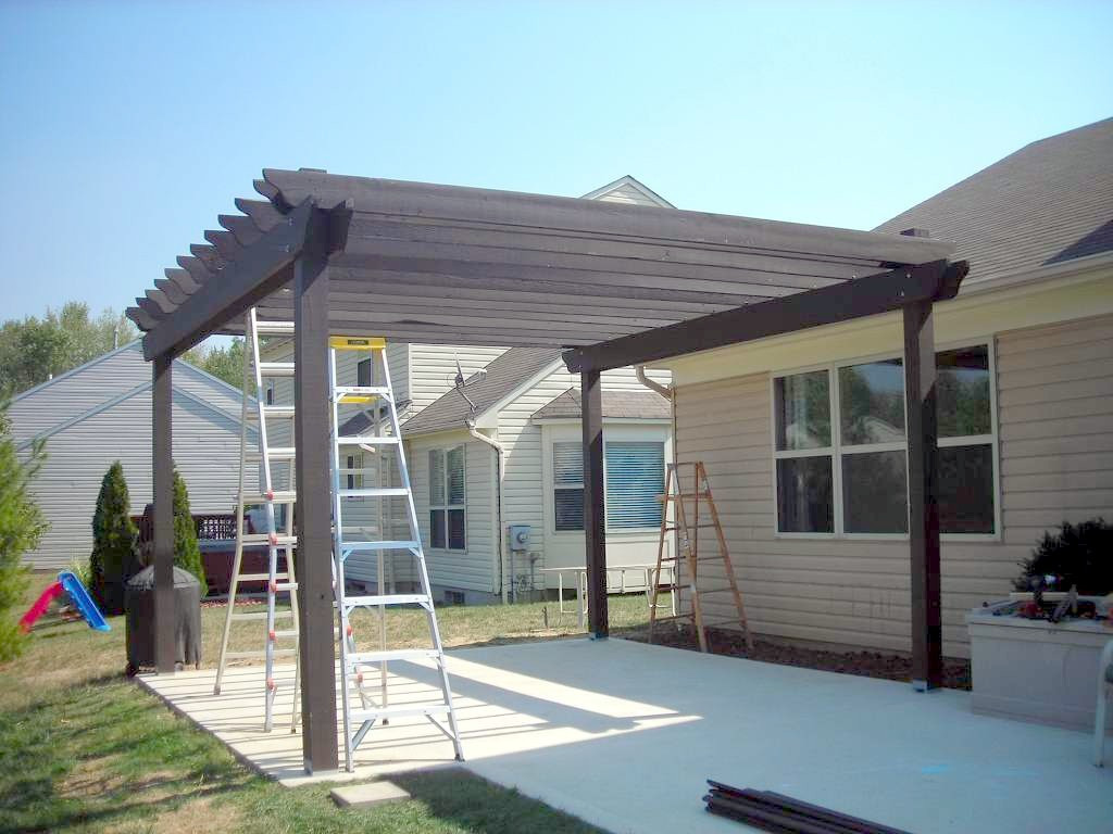 DIY Wood Pergola
 Pergola Designs Upfront How to Build a Wood Pergola in a