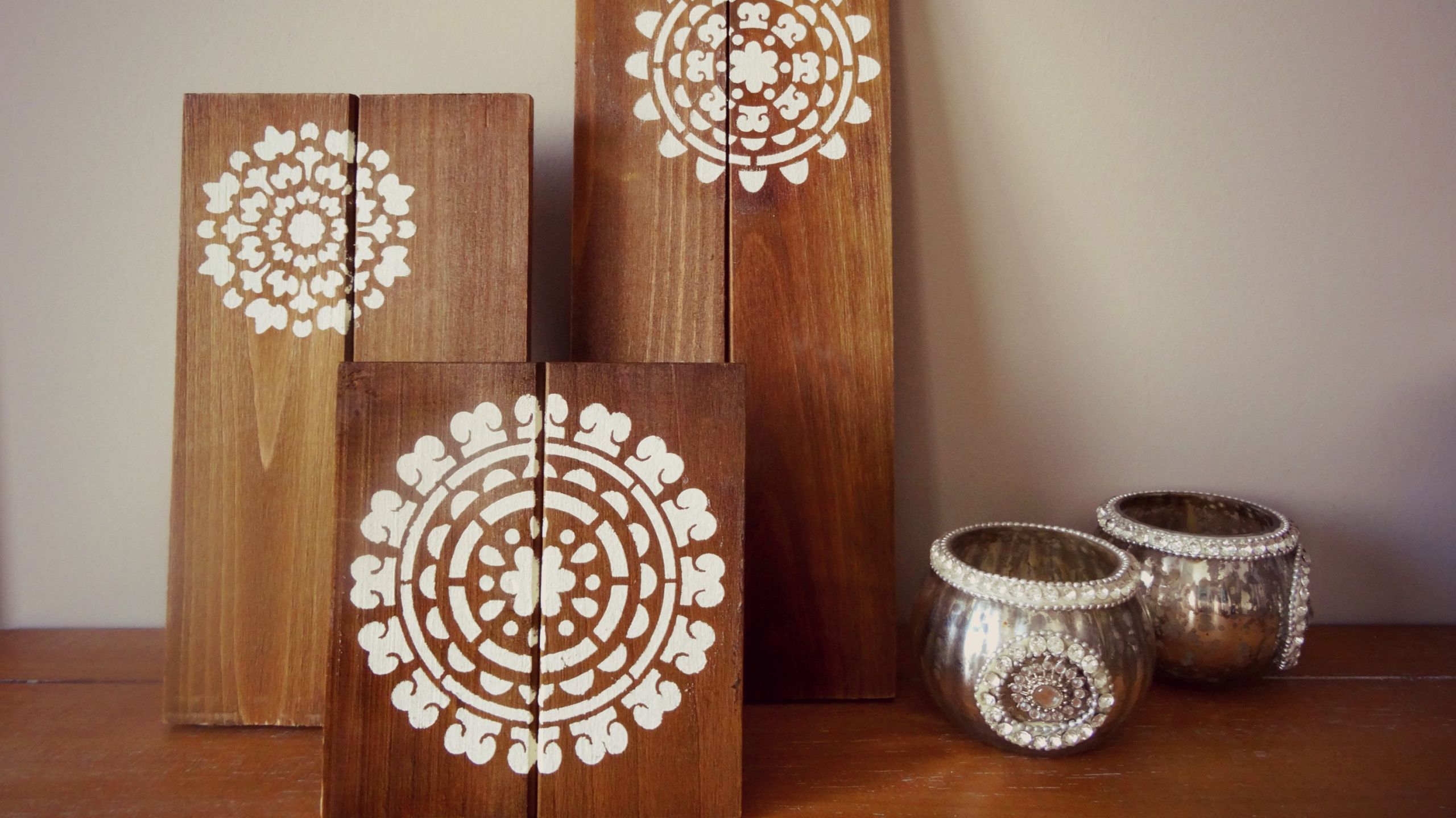 DIY Wood Plaque
 DIY Chic Mandala Wood Plaques And Then Home