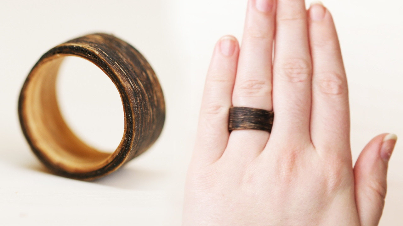 DIY Wood Ring
 DIY Two Tone Wooden Ring