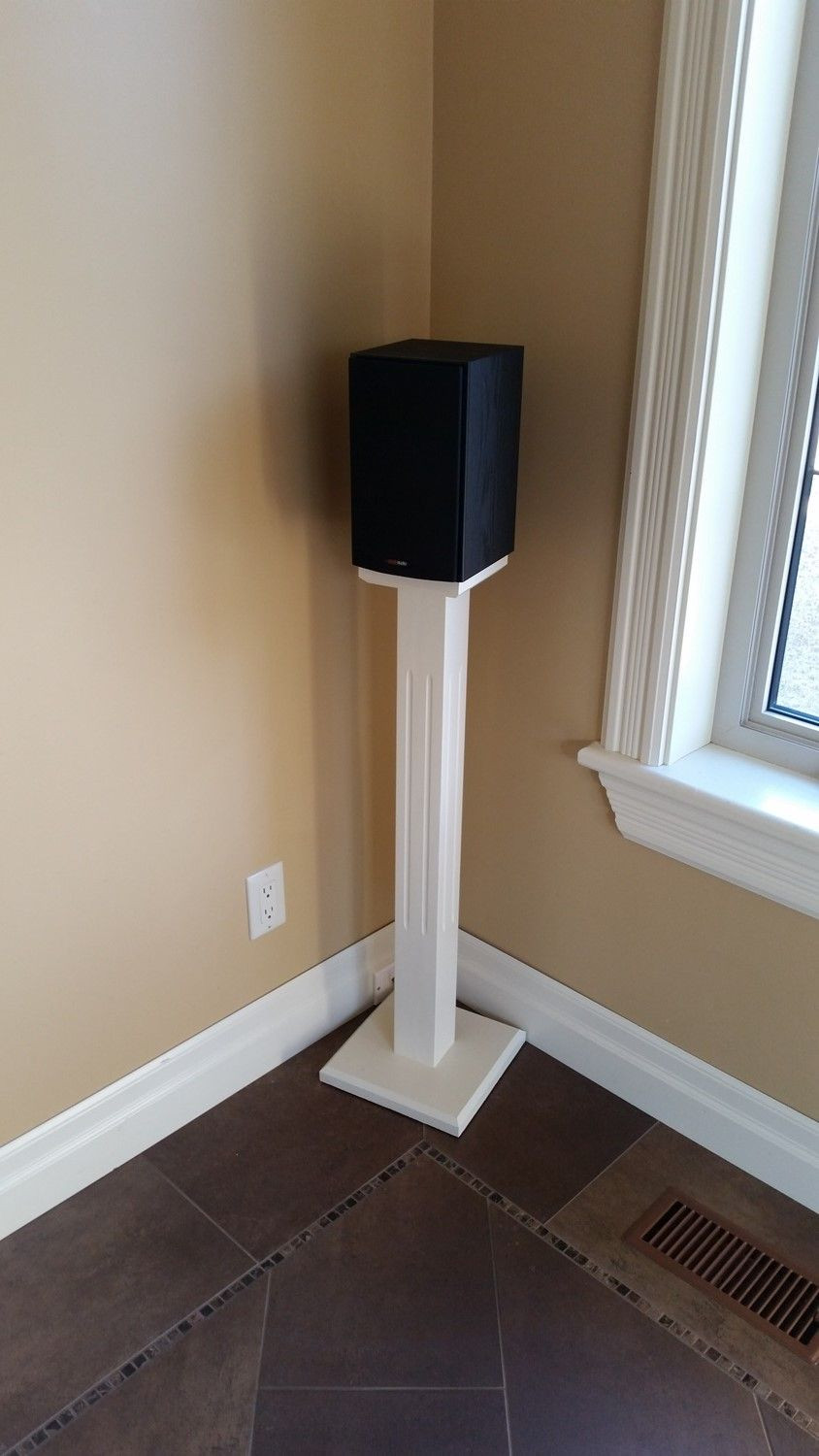 DIY Wood Speaker Stands
 Speaker Stands